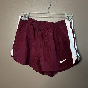 Nike Maroon Running Shorts Dri-Fit Women's Small